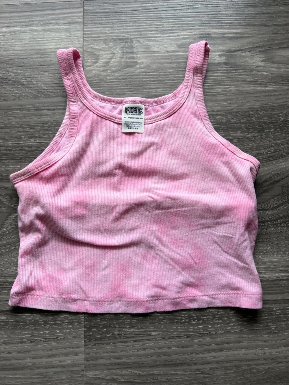 PINK Victoria's Secret Soft Pink Ribbed Tank